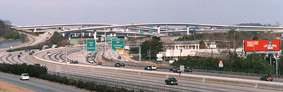 Interstate 85 looking north